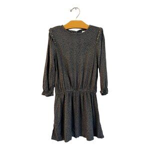 Louis Louise Paris Girls Leopard Animal Print Dress Size 8 Runs Small